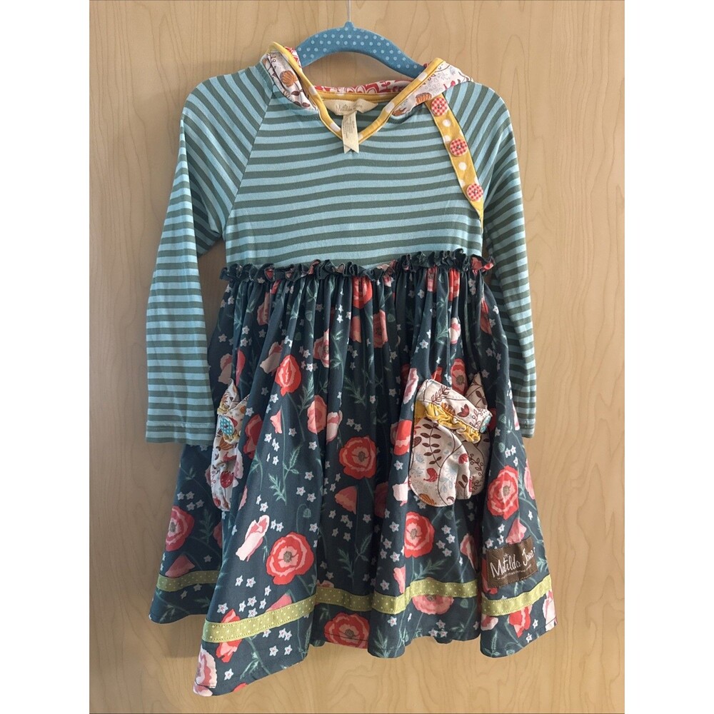 MATILDA JANE Once Upon A time Keepsake Chrissy Hooded Dress Size 2